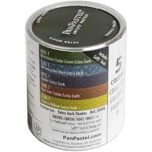 PanPastel Ultra Soft Artist Pastel Boya Extra Dark Starter 5'li Set 30056 - Thumbnail