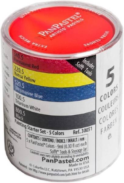 PanPastel Ultra Soft Artist Pastel Boya Starter 5'li Set 30051 - 2