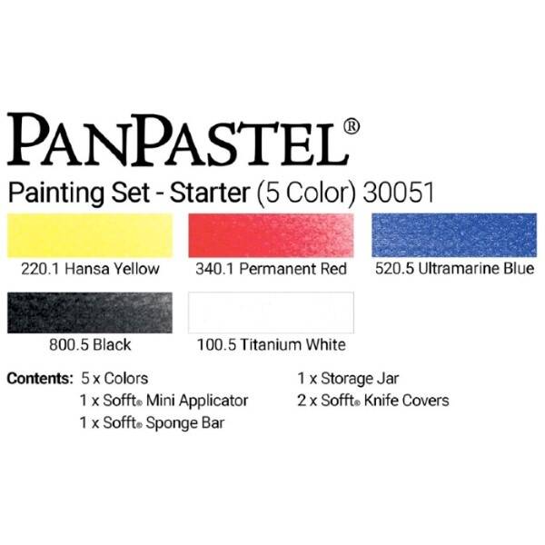 PanPastel Ultra Soft Artist Pastel Boya Starter 5'li Set 30051