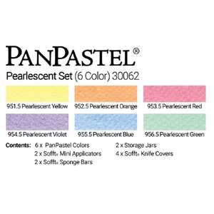 PanPastel Ultra Soft Artist Pastel Boya Pearlescent 6'lı Set 30062 - Thumbnail