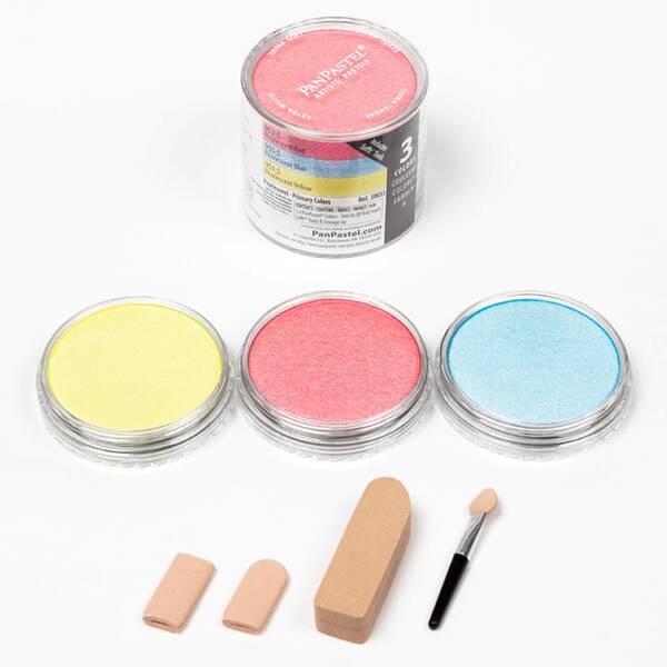 PanPastel Ultra Soft Artist Pastel Boya Pearlescents Primary 3'lü Set 30033 - 1