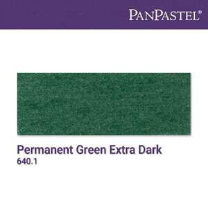 PanPastel Ultra Soft Artist Pastel Boya Permanent Green Extra Dark 26401 - 4