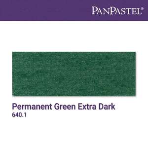 PanPastel Ultra Soft Artist Pastel Boya Permanent Green Extra Dark 26401 - Thumbnail