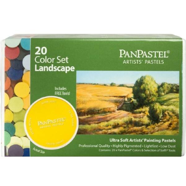 PanPastel Ultra Soft Artist Pastel Boya Landscape Paysage 20'li Set 30202