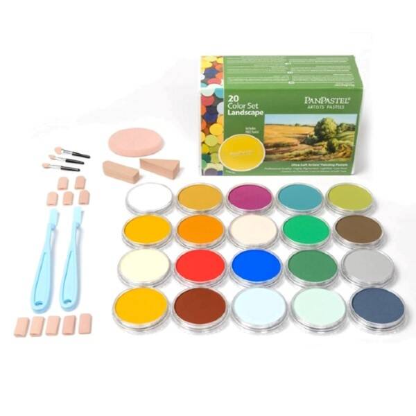 PanPastel Ultra Soft Artist Pastel Boya Landscape Paysage 20'li Set 30202
