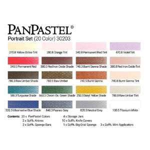 PanPastel Ultra Soft Artist Pastel Boya Potrait 20'li Set 30203 - 3