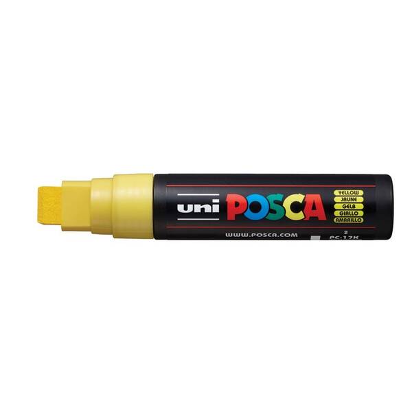 Uni Posca PC-17K Extra Broad Marker 15.0 mm Yellow - 1