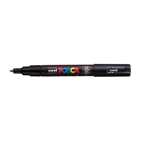Uni Posca PC-1M Extra Fine Marker 0.7 mm Black