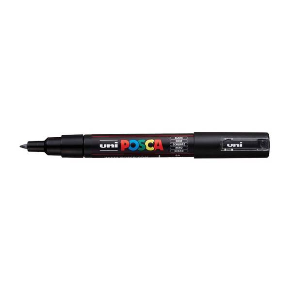 Uni Posca PC-1M Extra Fine Marker 0.7 mm Black - 1