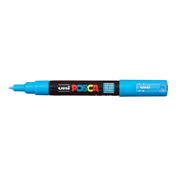 Uni Posca PC-1M Extra Fine Marker 0.7 mm Light Blue