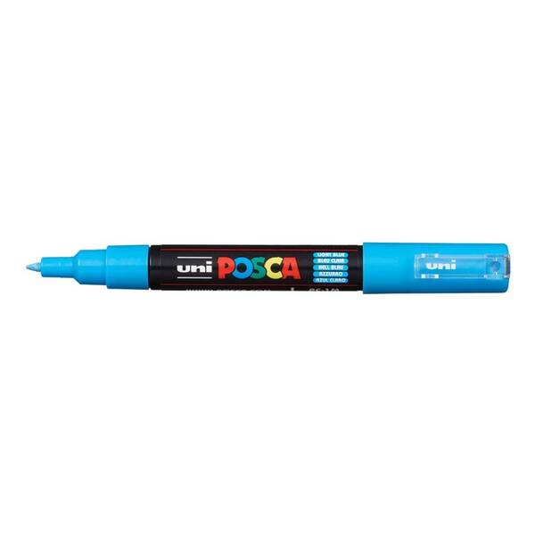 Uni Posca PC-1M Extra Fine Marker 0.7 mm Light Blue - 1