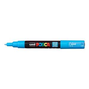 Uni Posca PC-1M Extra Fine Marker 0.7 mm Light Blue - Uni