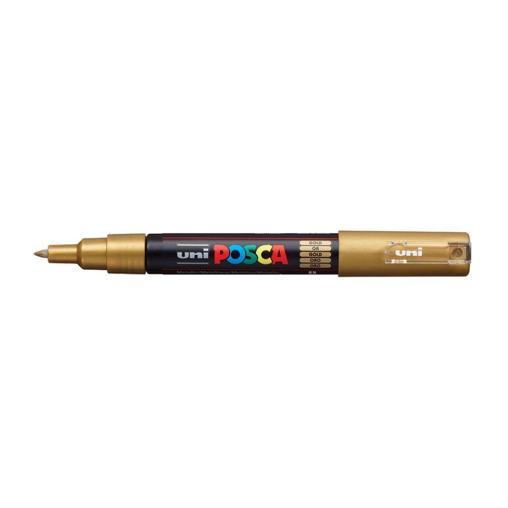 Uni Posca PC-1M Extra Fine Marker 0.7 mm Gold