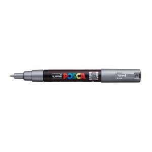 Uni Posca PC-1M Extra Fine Marker 0.7 mm Silver - Uni