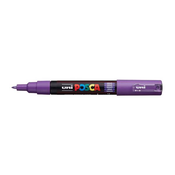 Uni Posca PC-1M Extra Fine Marker 0.7 mm Violet