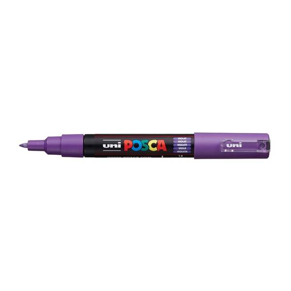 Uni Posca PC-1M Extra Fine Marker 0.7 mm Violet - 1