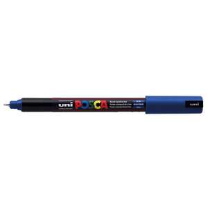 Uni Posca PC-1MR Ultra Fine Marker 0.7 mm Blue - Uni