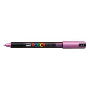 Uni Posca PC-1MR Ultra Fine Marker 0.7 mm Metallic Pink - Uni