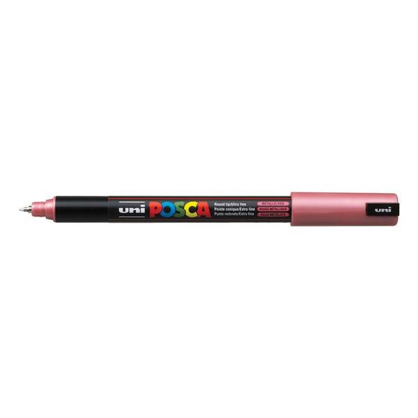 Uni Posca PC-1MR Ultra Fine Marker 0.7 mm Metallic Red - 1