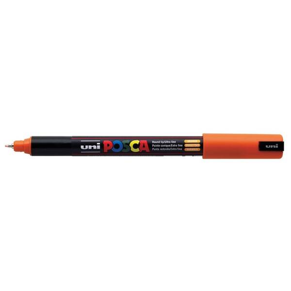 Uni Posca PC-1MR Ultra Fine Marker 0.7 mm Orange - 1