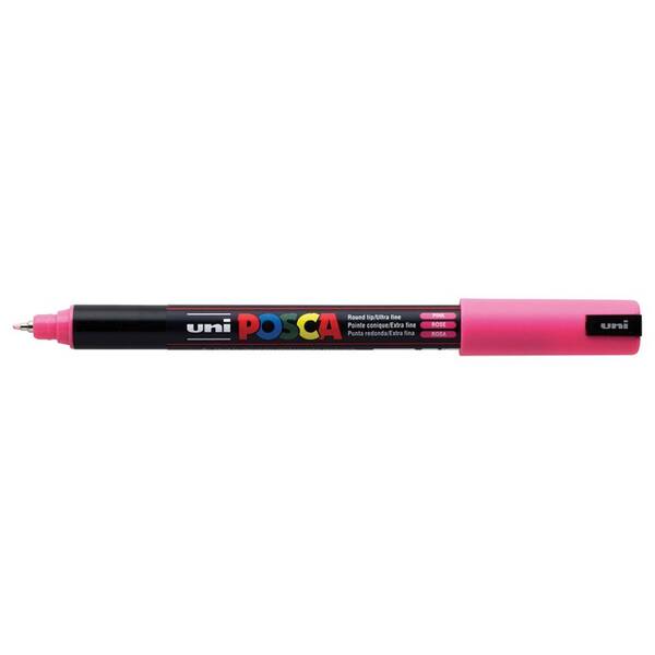 Uni Posca PC-1MR Ultra Fine Marker 0.7 mm Pink - 1