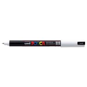 Uni Posca PC-1MR Ultra Fine Marker 0.7 mm White - Uni