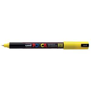 Uni Posca PC-1MR Ultra Fine Marker 0.7 mm Yellow - Uni