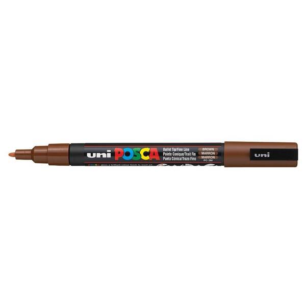 Uni Posca PC-3M Fine Marker 0.9-1.3 mm Brown - 1