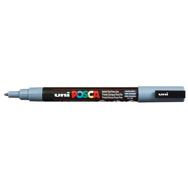 Uni Posca PC-3M Fine Marker 0.9-1.3 mm Slate Grey - 1