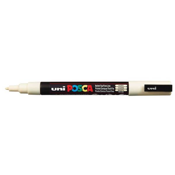 Uni Posca PC-3M Fine Marker 0.9-1.3 mm Ivory