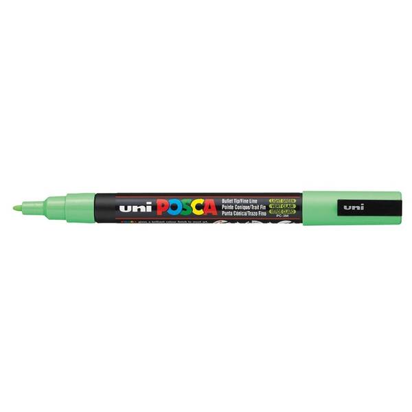 Uni Posca PC-3M Fine Marker 0.9-1.3 mm Light Green - 1