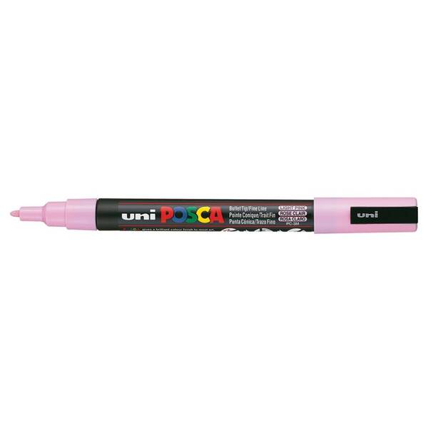 Uni Posca PC-3M Fine Marker 0.9-1.3 mm Light Pink - 1
