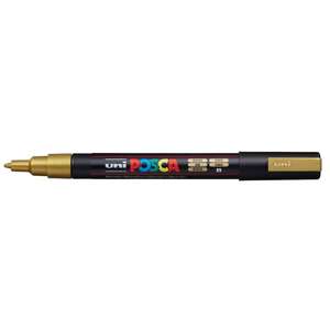 Uni Posca PC-3M Fine Marker 0.9-1.3 mm Gold - Uni