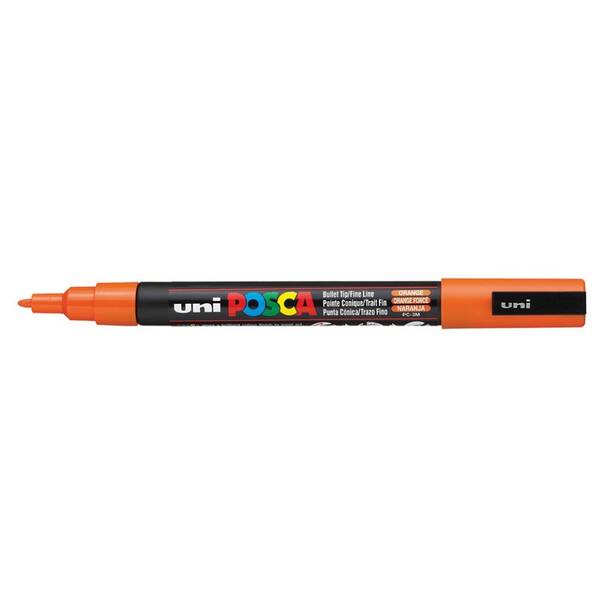 Uni Posca PC-3M Fine Marker 0.9-1.3 mm Orange - 1