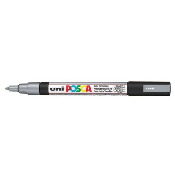 Uni Posca PC-3M Fine Marker 0.9-1.3 mm Silver
