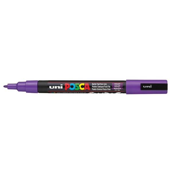 Uni Posca PC-3M Fine Marker 0.9-1.3 mm Violet - 1