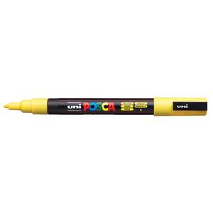 Uni - Uni Posca PC-3M Fine Marker 0.9-1.3 mm Yellow