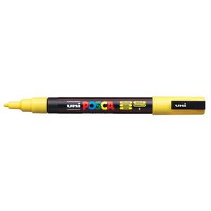 Uni Posca PC-3M Fine Marker 0.9-1.3 mm Yellow - Uni