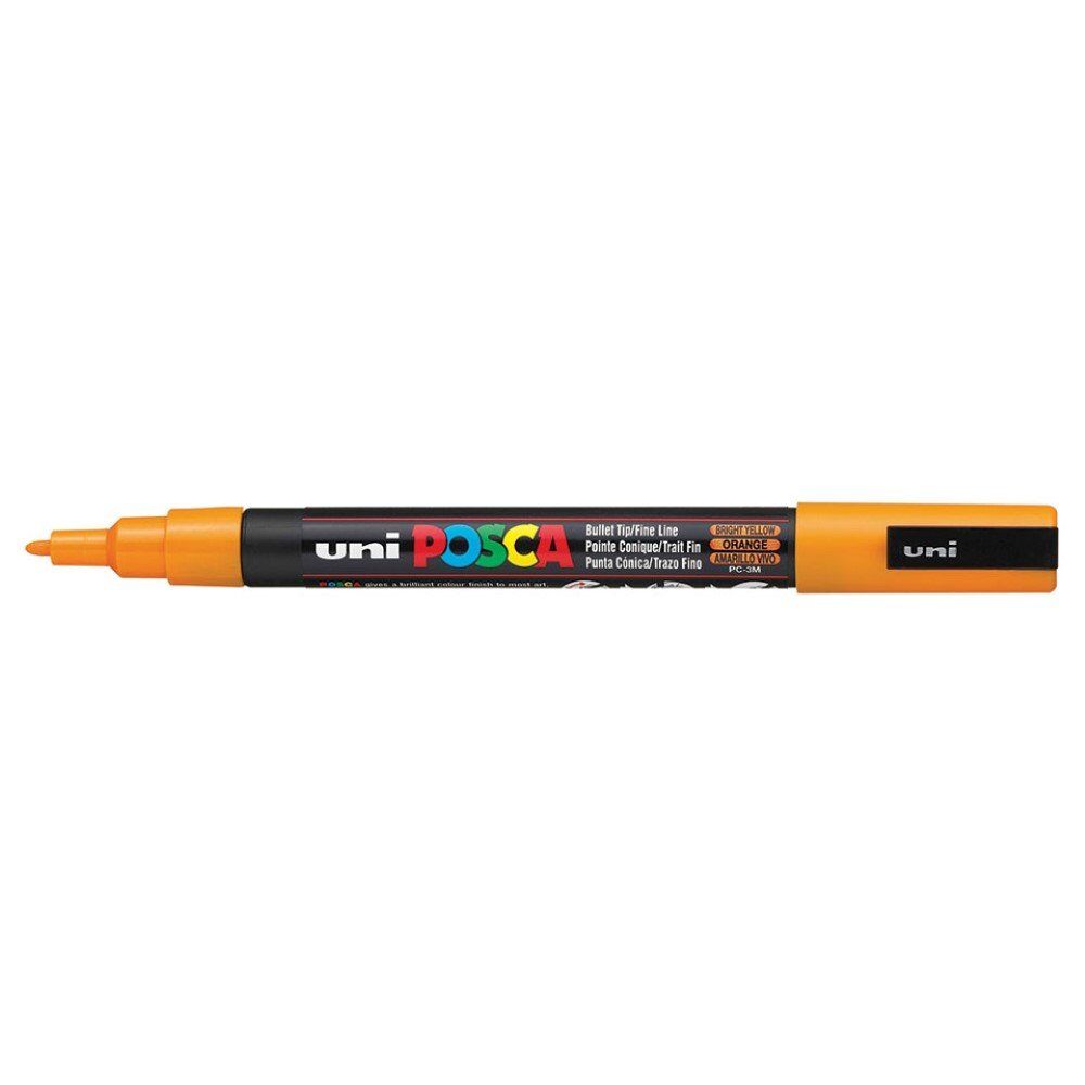 Uni Posca PC-3M Fine Marker 0.9-1.3 mm Bright Yellow