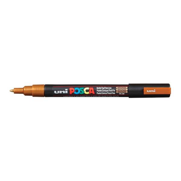 Uni Posca PC-3M Fine Marker 0.9-1.3 mm Bronze - 1