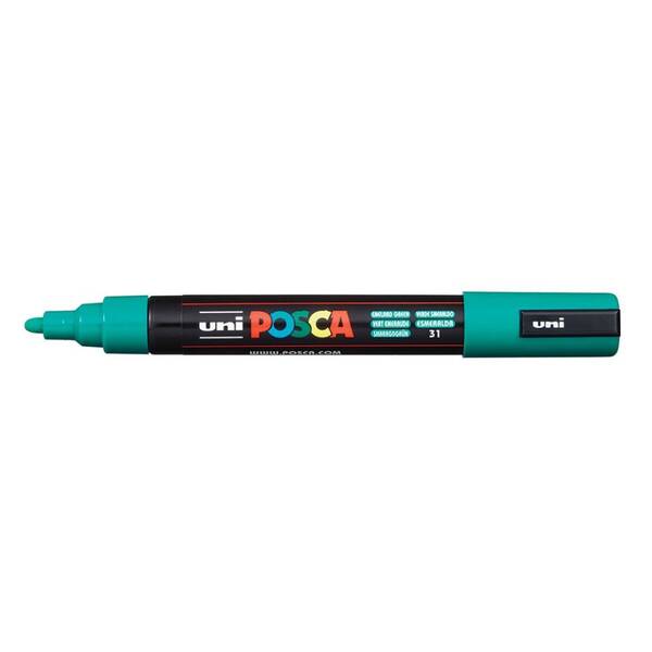 Uni Posca PC-5M Medium Marker 1.8-2.5 mm Emerald Green - 1
