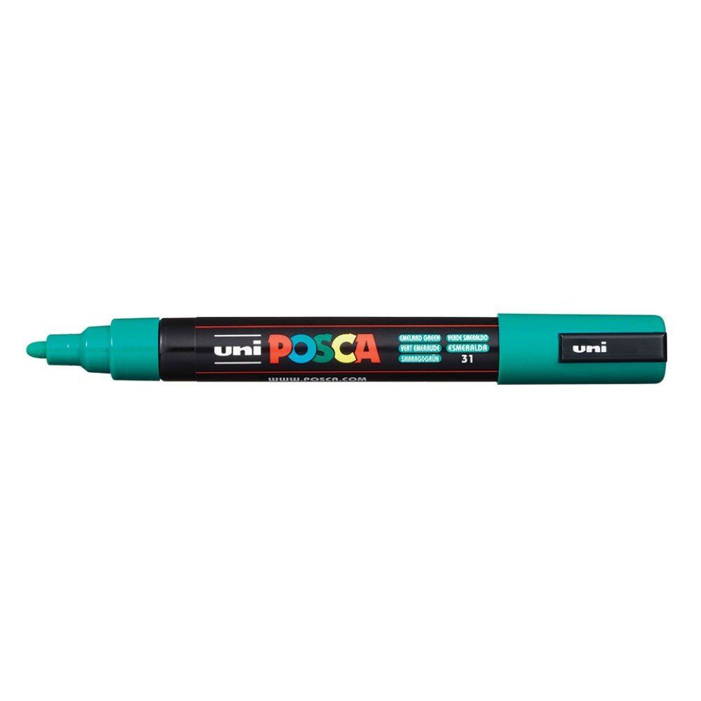 Uni Posca PC-5M Medium Marker 1.8-2.5 mm Emerald Green