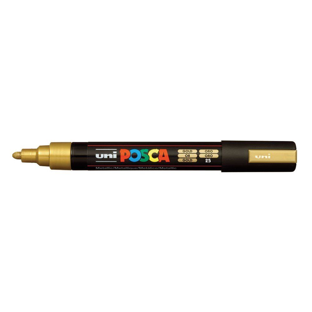 Uni Posca PC-5M Medium Marker 1.8-2.5 mm Gold