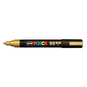 Uni Posca PC-5M Medium Marker 1.8-2.5 mm Gold - Uni