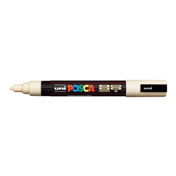 Uni Posca PC-5M Medium Marker 1.8-2.5 mm Ivory - 1