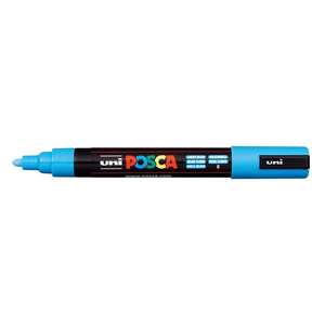 Uni Posca PC-5M Medium Marker 1.8-2.5 mm Light Blue - Uni