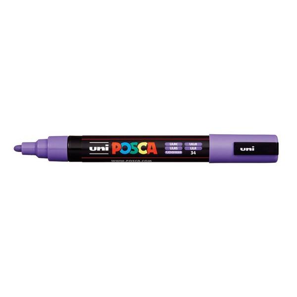 Uni Posca PC-5M Medium Marker 1.8-2.5 mm Lilac - 1