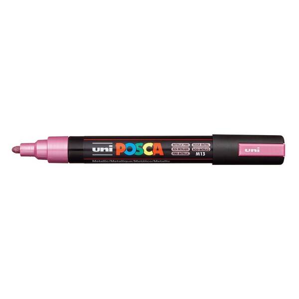 Uni Posca PC-5M Medium Marker 1.8-2.5 mm Metallic Pink - 1