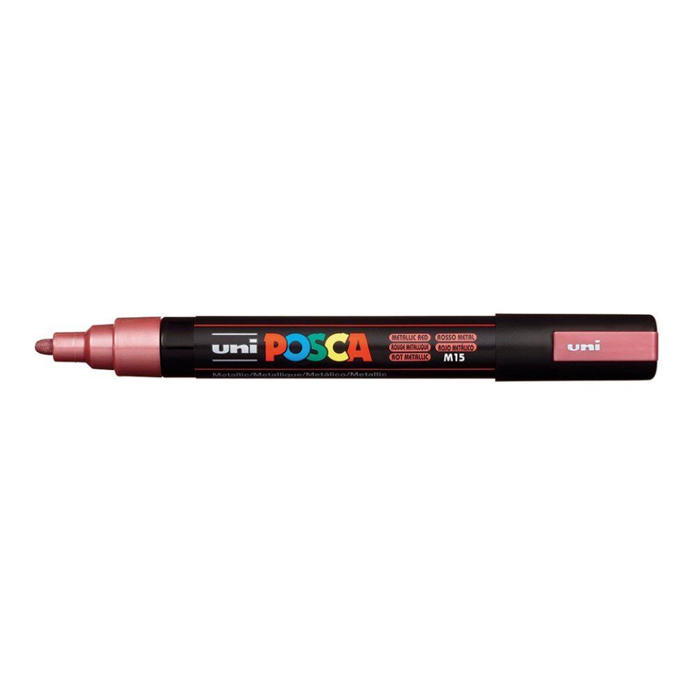 Uni Posca PC-5M Medium Marker 1.8-2.5 mm Metallic Red