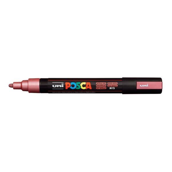 Uni Posca PC-5M Medium Marker 1.8-2.5 mm Metallic Red - 1